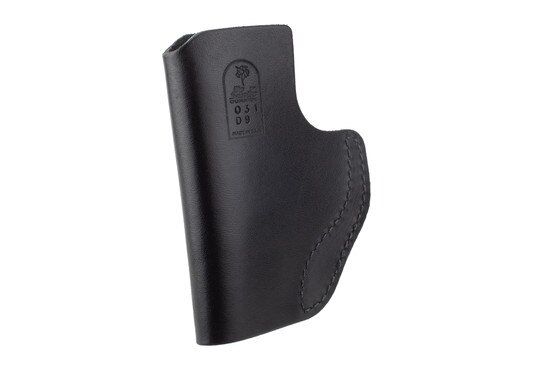 DeSantis The Insider IWB Holster for Glock 42/43 features black leather material